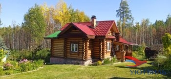 Бревенчатый дом в СНТ Ветеран в Краснотурьинске - krasnoturinsk.yutvil.ru - фото 1